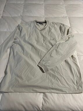Bad Birdie Cream Long-Sleeve Crewneck Shirt